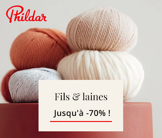 Fils & laines Phildar jusqu'à -70%