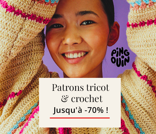 Patrons tricot @ crochet Pingouin jusqu'à -70%