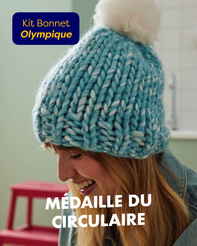 Happywool : kit bonnet Olympique