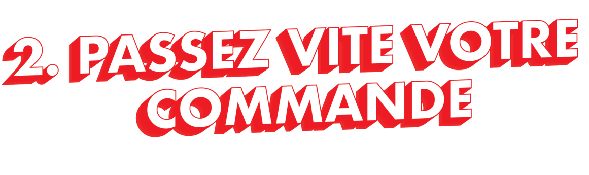 2. Passez vitre votre commande