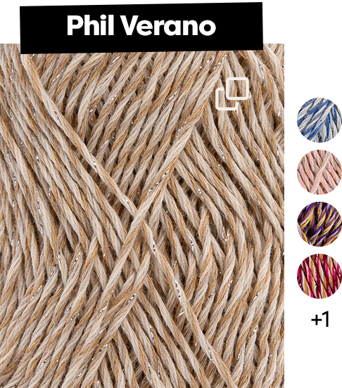 Carré à tricoter Phil Verano