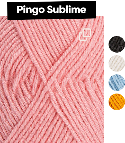 Carré à tricoter Pingo Sublime
